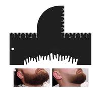 Enhancement Card for Barbers,Hairstyle Optimizer Stencil with Measurement Indicators | Hairline Color Spray Comb,for Home Travel Vacation Hairdressing Barbershop