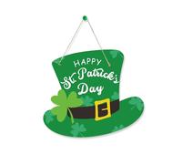 Enhances Holiday Decors With Leaves Sign Welcome Door For Both Indoor And Outdoor Use Decors Shamrock Party