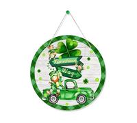 Enhances Holiday Decors With Leaves Sign Welcome Door For Both Indoor And Outdoor Use Decors Shamrock Party