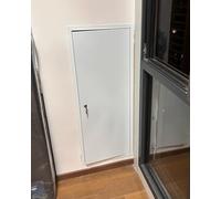 ENHEN Access Panel Wall Ceiling Large Attic Access Door White, Heavy-Duty Aluminum Honeycomb Plumbing Inspection Hatch with Key Latch, 24 30 32 36 44 48 inch(18x48in/46x122cm)