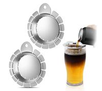 Enhon 2Pack Black and Tan Beer Layering Tool, Pouring Steel Layering Tool