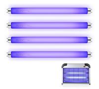 Enhon 4 Pack T8 F10W Fly Killer Replacement Bulbs 13in UV Light Bulb Tube for 20W Electric Fly Insect Killer/Bug Zapper/Mosquito Killers, Indoor Bulb T8 UV Lamp Tube