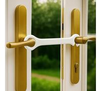 Enhon Patio Door Holders to Stay Open, French Door No Drill Elastic Restraint Strap for Holding Patio Doors Open Ventilation Aid and Pet Access Solution for Dogs & Cats Fits (Standard (6.7 Inch))