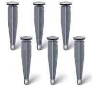 Enhon Pop up Stoppers Compatible with Moen Drain Components, Chrome Bathroom Sink Drain Plunger, 4-7/8 Tall, 1-1/4 Cap Dia, with 1 Mounting Hole and Gasket Seal, Replacement for 88994 (6)