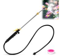 Enhon Replacement Sprayer Wand Compatible with Ryobi P2803 P2800, Retractable 24" Stainless Steel Pump Action Pressure Sprayer with Adjustable Nozzle, Trigger Wand & Hose