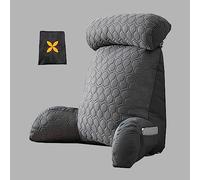 ENHS Super Large Reading Pillow, Bean Bag Bed Seat Relax Pillow, Great for Back Arm Rest Lumbar Support, Comfy Lightweight And Durable Bean bag, 75x58cm(with headrest)