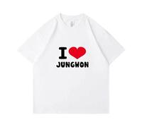 ENHYP-E.N T-Shirts 2024UNTOLD Support Tees Unisex JUNGWON HEESEUNG JAY JAKE SUNGHOON SUNOO NI-KI(White-2,S)