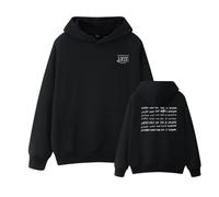 Enhyp-en FATE TOUR Hoodie JUNGWON HEESEUNG JAY JAKE SUNGHOON SUNOO NI-KI Sweatshirt For Fans(Black-thick,L)