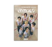Enhypen ROMANCE UNTOLD（1） Posters Wall Art Canvas Aesthetic Vintage Poster Decorative Painting Living Room Bed Room Decor 12x18inch(30x45cm) Unframe-style
