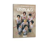 Enhypen ROMANCE UNTOLD（1） Posters Wall Art Canvas Aesthetic Vintage Poster Decorative Painting Living Room Bed Room Decor 08x12inch(20x30cm) Frame-style
