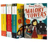 Enid Blyton Malory Towers 4 Book 12 Story Collection (First Term, Second Form, Third Year, Upper Fourth, In the Fifth, Last Term, New Term, Summer Term, Winter Term, Fun and Games, Secrets, Goodbye)