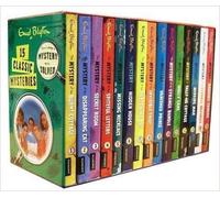 Enid Blyton Mystery 15 books Box Set(The Mystery of: the Burnt Cottage / Disappearing Cat / Secret Room / Spiteful Letters / Missing Necklace / ... Man / Strange Messages / Banshee Towers