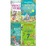Enid Blyton Stories Collection: 4-Book Set (Springtime Stories, Summertime Stories, Rainy Day Stories, Stories for Seven-Year-Olds) - Paperback