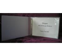 Enigma A3 Landscape Polypropylene Archival Binder with 25 HD Acid Free A3 Pockets