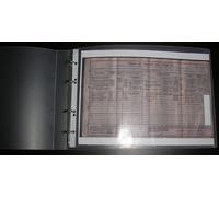 Enigma A4 Landscape Polypropylene Archival 28mm Binder with 25 Acid Free 75micron Pockets