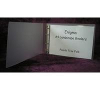 Enigma A4 Landscape Polypropylene Archival Binder 28mm Spine