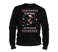 Enigma Accessories I'll be back funny Terminator Inspired Xmas Premium Sweatshirt T-800 Jumper Unisex Gift - TTXMAS01