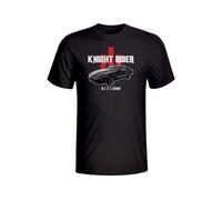 Enigma Accessories Knight Rider KITT Inspired Premium T-Shirt Gift Men Women Unisex - KR-Kitt-2000 (UK, Alpha, 4XL, Regular, Regular, Black)