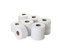 Enigma JWH153 Mini Jumbo Toilet Roll, 2-Ply (Pack of 12)