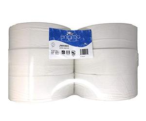 Enigma Recycked Maxi Jumbo Toilet Tissue - Pack of 6 | 400 Meters per roll | 2 Ply Toilet Paper