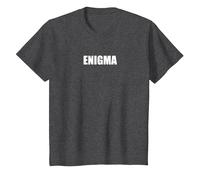 Enigma T-Shirt, Kids, Dark Heather Grey, 6 Years