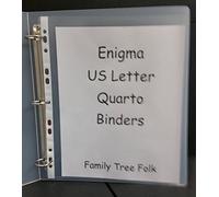Enigma US Letter Quarto Polypropylene Archival Binder 40mm Spine