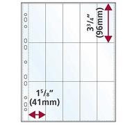 Enigma Xtra Acid Free HD A4 Portrait E15 Photo Sleeves for Ring Binder Albums - 15 Pocket per Page (10 Pack)