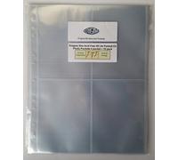 Enigma Xtra Acid Free HD A4 Portrait E4 Photo Sleeves for Ring Binder Albums - 4 Pocket per Page (50 Pack)