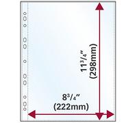 Enigma Xtra E1 Acid Free Archival Sleeves for Ring Binder Albums - 1 Pocket per Page (10 Pack)