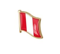 EnigmaGlow World Most Countries Single Pin Brooch Badge United States USA America and Other Countries Cross Friendship Pin Badge for Men Women, 0.8x0.7inch（19x18mm）, Metal, resin