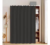 Enigmaire Cabinet Curtains For Shelves,Privacy Cabinet Curtain Dust-Proof,Dust Proof Curtain For Shelves Wall Panel Hanging Doorway Noren,No Tools No Drill,Dust-Proof,For Café,Bedroom,Shoe Cabinets