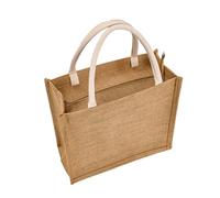 Enigmaire Hessian Shopping Bags,Personalised Beach Bag,Strong Jute Shopping Bag,Reusable And Stylish Jute Shopping Tote,Burlap Grocery Bag Shopping,With Zip,Waterproof,For Lunch,Shopping,Beach