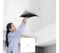 Enigmaire Pvc Ceiling Panels,self Adhesive Ceiling Tiles,drop Ceiling Tiles Pvc Sheet,ceiling Cladding,Flexible And Crack-Resistant,Easy To Cut,waterproof,Washable,For Residential/Bathroom/Kitchen