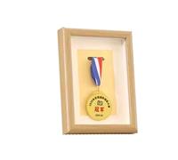 Enigmaire Solid Wood Medal Display Case,Photo & Medal Display Frame,Medal Display Shadow Box,Beautiful And Durable,Easy Clean,Easy To Install,Suitable For Displaying Badges,Athletes,All Medal Winners