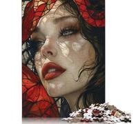 Enigmatic Beauty Jigsaw Puzzles Puzzles for Adults Kids. 1000 Pieces Impossible Challenge Toy Educational Games Home Decoration for Educational Games Gifts 1000pcs (75x50cm)