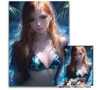Enigmatic Pool Beauty Puzzles for 1000 Piece Challenging Puzzles Paerfect for Teenagers Family Bonding Brain Teaser DIY Home Decor Gift 1000 PCS(75x50cm)