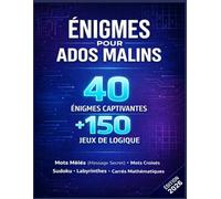 Énigmes pour Ados Malins_Mots Mêlés Inspirants avec Messages Secrets: Plus de 200 Défis Logiques et Jeux d'Esprit pour Booster la Concentration - ... - Cadeau Idéal 12-18 ans (Cerveau Agile)
