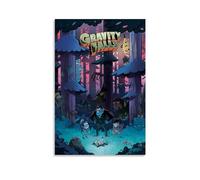 ENILSA Anime Gravity Falls ArtCanvas Poster Decorative Painting Canvas Wall Posters And Art Picture Print Modern Family Bedroom Decor Posters 16x24inch(40x60cm)