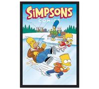 ENILSA The Simpsons ComicsCanvas Poster Decorative Painting Canvas Wall Posters And Art Picture Print Modern Family Bedroom Decor Posters 08x12inch(20x30cm)