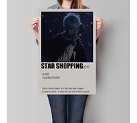 Enimoud Rapper Posters Lil Peep Posters Music Concert Canvas Wall Art Pictures for Modern Family Bedroom Decor 12'' x 18'' Unframed