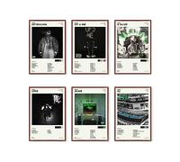 Enimoud Yeat Poster Music Album Cover Posters for Room Aesthetic Print Set of 6 Wall Art for Girl and Boy Teens Dorm Decor 8x12 inch Unframed