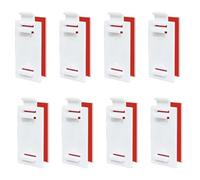 EnixwH 8x Roller Blind Clamp Brackets - Adhesive Support No Drilling, Replacement Window Blind Holder