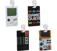 ENIXWH Badge Holder Anime Retractable Lanyard with ID Badge Name Plate Holder Nursing Badge Reel Badge Clip Gifts for Teenagers Pack of 4