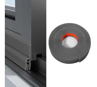 EnixwH Door Seal Draught Excluder for Doors 200cm, Self-Adhesive Door Seal, Door Draught Excluder for Sliding Doors and Windows, Draught Excluder Front Door for Wind Protection Sound Protection Cold