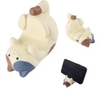 EnixwH Funny Cat Holder, Universal Mobile Phone Stand, Cat Phone Holder Stands (White)