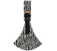 EnixwH Portable Breathable Baby Carrier Hip Carrier Adjustable Physiological Baby Carrier Newborn Baby Carrier for Newborn Babies up to 15 kg (Zebra Pattern)