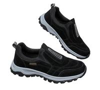 Enjerr Orthopedic Shoes, Enjerr Orthopedic Shoes Men, Slip-Onoutdoor Sneakers，Non-Slip, Usefor Hiking Travel Work (Black,10.5)