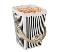 ENJOININ Cute Popcorn Style Shoulder Bag for Women Cartoon Girls Novelty Handbag Crossbody Bag, Black
