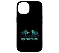 Enjoy Capitalism Bull Bear Stock Market Trader Case for iPhone 14