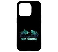 Enjoy Capitalism Bull Bear Stock Market Trader Case for iPhone 15 Pro
